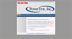 Desktop Screenshot of powertestinc.com